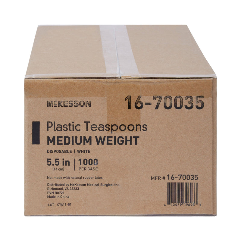 Teaspoon McKesson General Purpose White Polypropylene