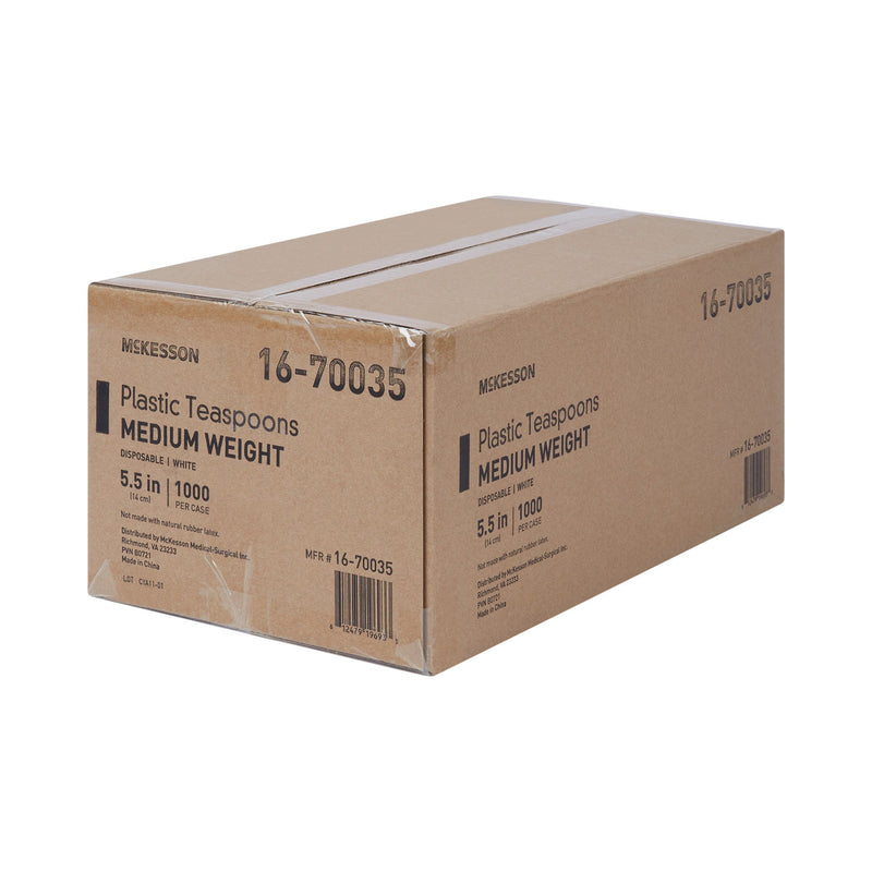Teaspoon McKesson General Purpose White Polypropylene