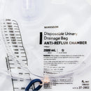 Urinary Drain Bag McKesson Anti-Reflux Valve Sterile 2,000 mL Vinyl