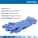 Exam Glove McKesson Confiderm® 3.5C Small NonSterile Nitrile Standard Cuff Length Textured Fingertips Blue Chemo Tested