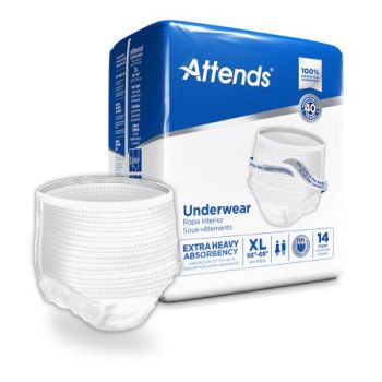 Attends Care Underwear, XL, Case