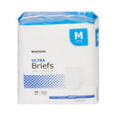 Unisex Adult Incontinence Brief McKesson Ultra Medium Disposable Heavy Absorbency