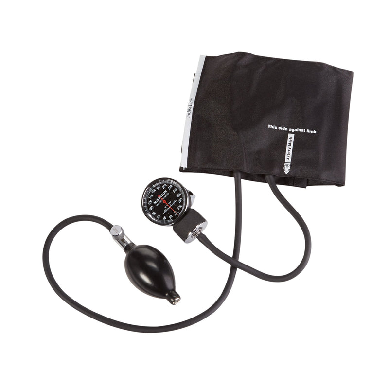 Aneroid Sphygmomanometer Unit McKesson LUMEON™ Adult Cuff Nylon Cuff 23 - 40 cm Pocket Aneroid