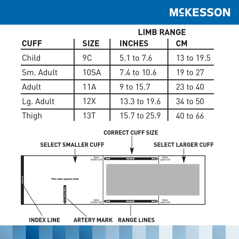 Aneroid Sphygmomanometer Unit McKesson Brand Large Adult Cuff Nylon Cuff 34 - 50 cm Pocket Aneroid