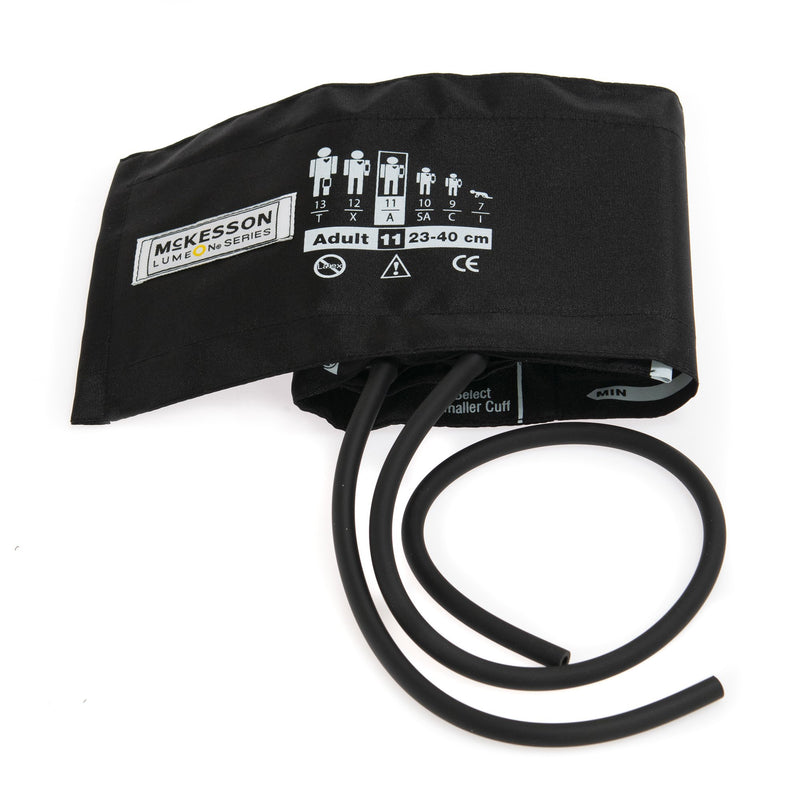 Reusable Blood Pressure Cuff McKesson LUMEON™ 23 to 40 cm Arm Nylon Cuff Adult Cuff