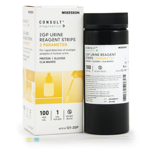 Urinalysis Reagent McKesson Consult™ Glucose, Protein For McKesson CONSULT 120 Ultra Urine Analyzer (MFR # 121-120)