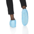 Shoe Cover McKesson One Size Fits Most Shoe High Nonskid Sole Blue NonSterile