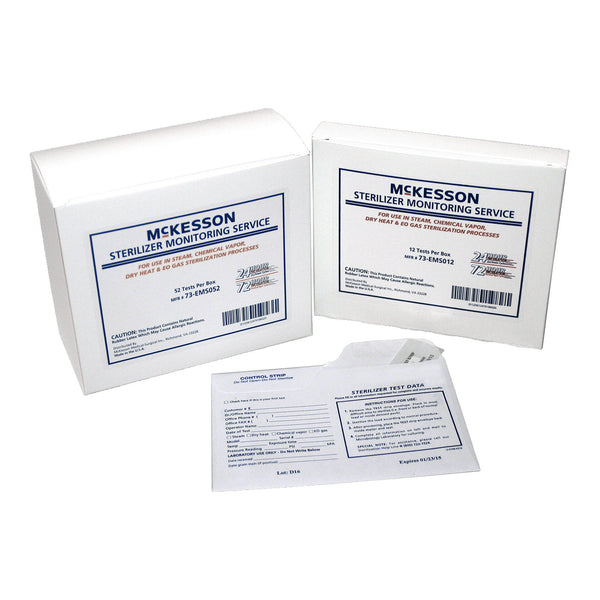 McKesson Sterilizer Monitoring Mail-In Service Steam / EO Gas / Dry Heat / Chemical Vapor