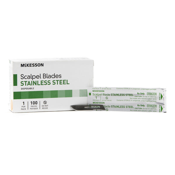 Surgical Blade McKesson Brand Stainless Steel No. 10 Sterile
