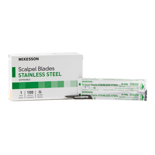 Surgical Blade McKesson Brand Stainless Steel No. 15 Sterile
