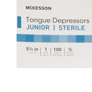 Tongue Depressor McKesson 5-1/2 Inch Length Wood Junior