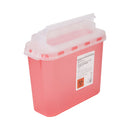 Sharps Container McKesson Prevent® Red Base 11 H X 12 W X 4-3/4 D Inch Horizontal Entry 1.35 Gallon