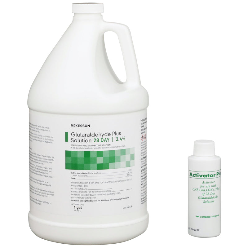 Glutaraldehyde High-Level Disinfectant REGIMEN® Activation Required Liquid 1 gal. Jug Reusable