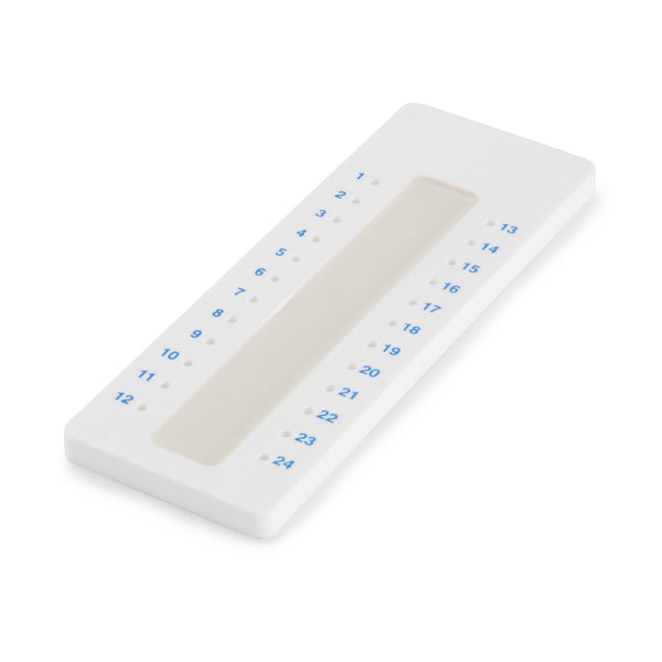 McKesson Capillary Tube Holding Tray 24 Place, Wax Sealant For Microhematocrit Capillary Tubes