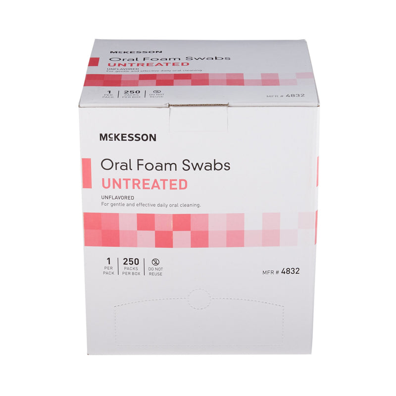 Oral Swab McKesson Untreated Foam Tip 1 per Pack