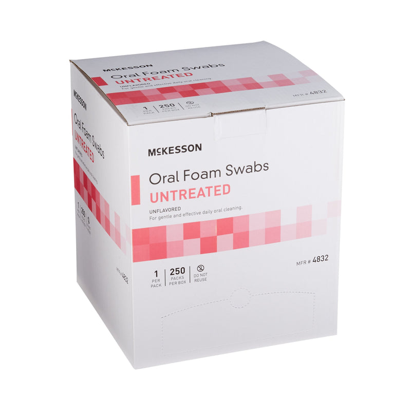 Oral Swab McKesson Untreated Foam Tip 1 per Pack