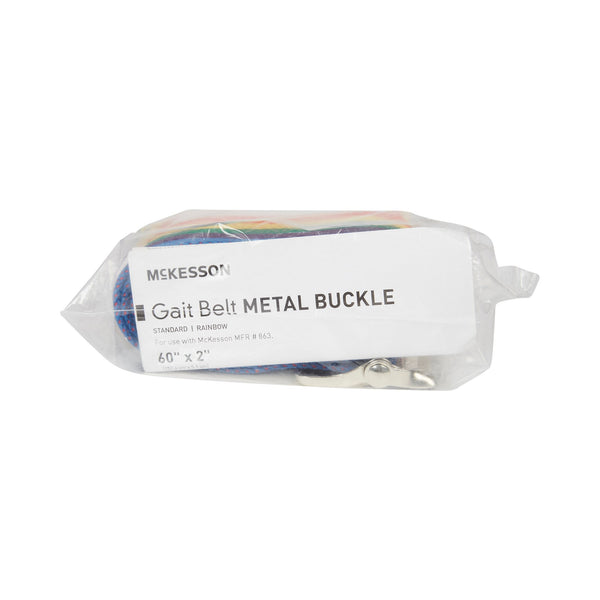 Gait Belt McKesson 60 Inch Length Rainbow Design Polyester