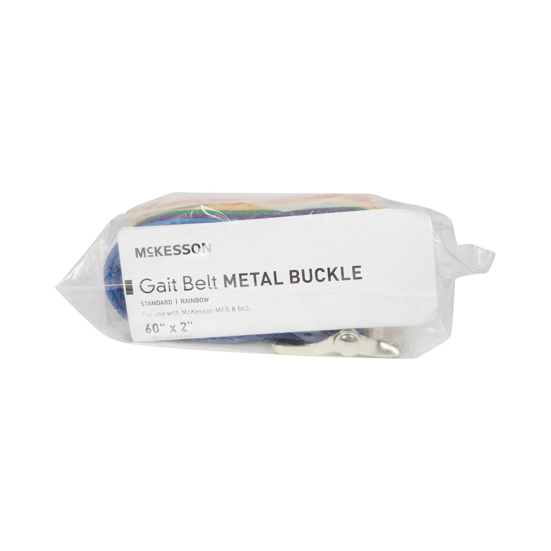 Gait Belt McKesson 60 Inch Length Rainbow Design Polyester