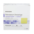 Xeroform Petrolatum Impregnated Dressing McKesson Square 4 X 4 Inch Sterile
