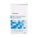 Skin Closure Strip McKesson 1 X 5 Inch Nonwoven Material Reinforced Strip White