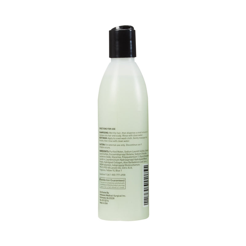 Shampoo and Body Wash McKesson 8 oz. Flip Top Bottle Cucumber Melon Scent