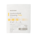 Thin Hydrocolloid Dressing McKesson Film Backing 2 X 2 Inch Square Hydrocolloid