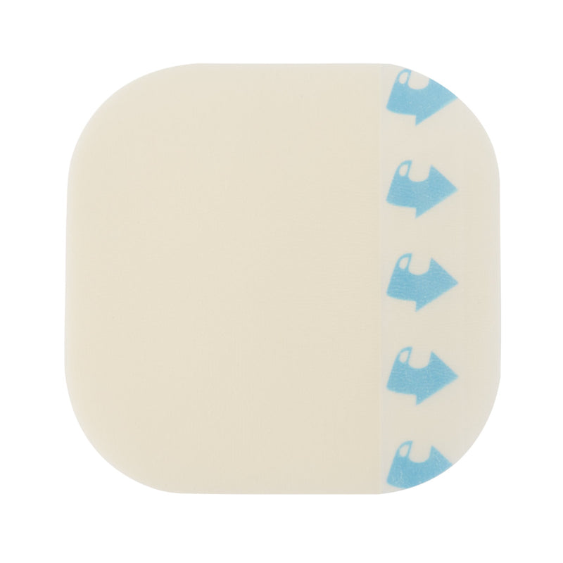 Thin Hydrocolloid Dressing McKesson Film Backing 4 X 4 Inch Square Hydrocolloid / Film