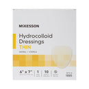 Thin Hydrocolloid Dressing McKesson Film Backing 6 X 7 Inch Sacral Hydrocolloid