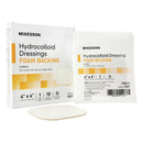 Hydrocolloid Dressing McKesson Foam Backing 4 X 4 Inch Square Hydrocolloid / Foam
