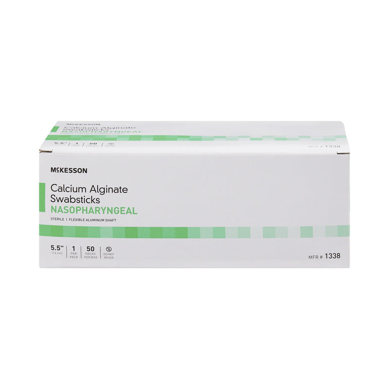 McKesson Nasopharyngeal Collection Swab 5-1/2 Inch Length Sterile