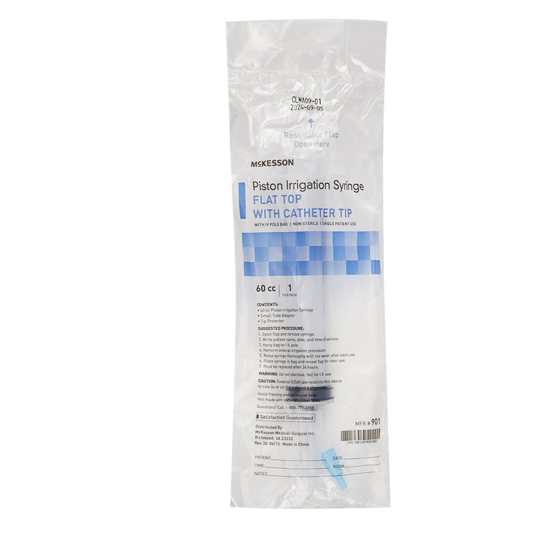 Irrigation Syringe McKesson 60 mL Catheter Tip Without Safety