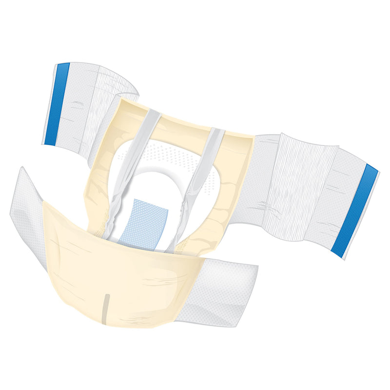 Unisex Adult Incontinence Brief McKesson Ultra Plus Stretch Large / X-Large Disposable Heavy Absorbency