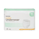Unisex Adult Absorbent Underwear McKesson Classic Pull On with Tear Away Seams Medium Disposable Light Absorbency
