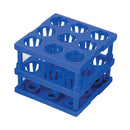 Tube Cube Rack McKesson 9 Place 8 to 16 mm Tube Size Blue 3 X 3 X 3 Inch