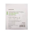 Foam Dressing McKesson 3 X 3 Inch With Border Film Backing Silicone Gel Adhesive Square Sterile