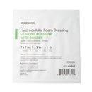 Foam Dressing McKesson 7 X 7 Inch With Border Film Backing Silicone Gel Adhesive Sacral Sterile