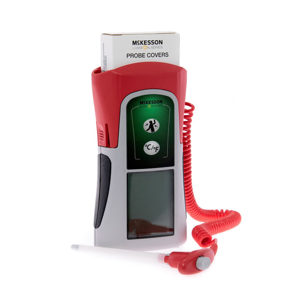 Electronic Probe Thermometer McKesson LUMEON™ Oral / Rectal Probe Handheld