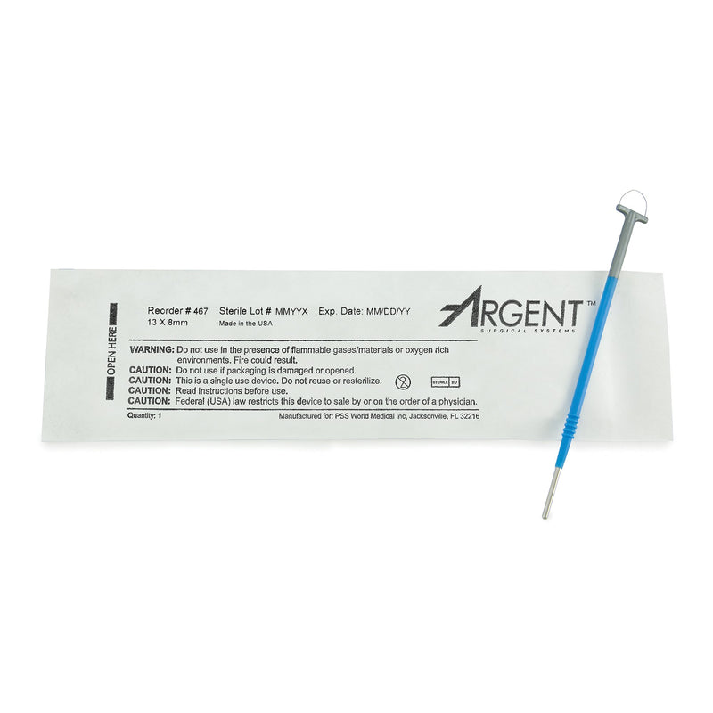 LEEP/LLETZ Electrode McKesson Argent™ Tungsten Wire Sterile 8 X 13 mm Loop Tip Disposable