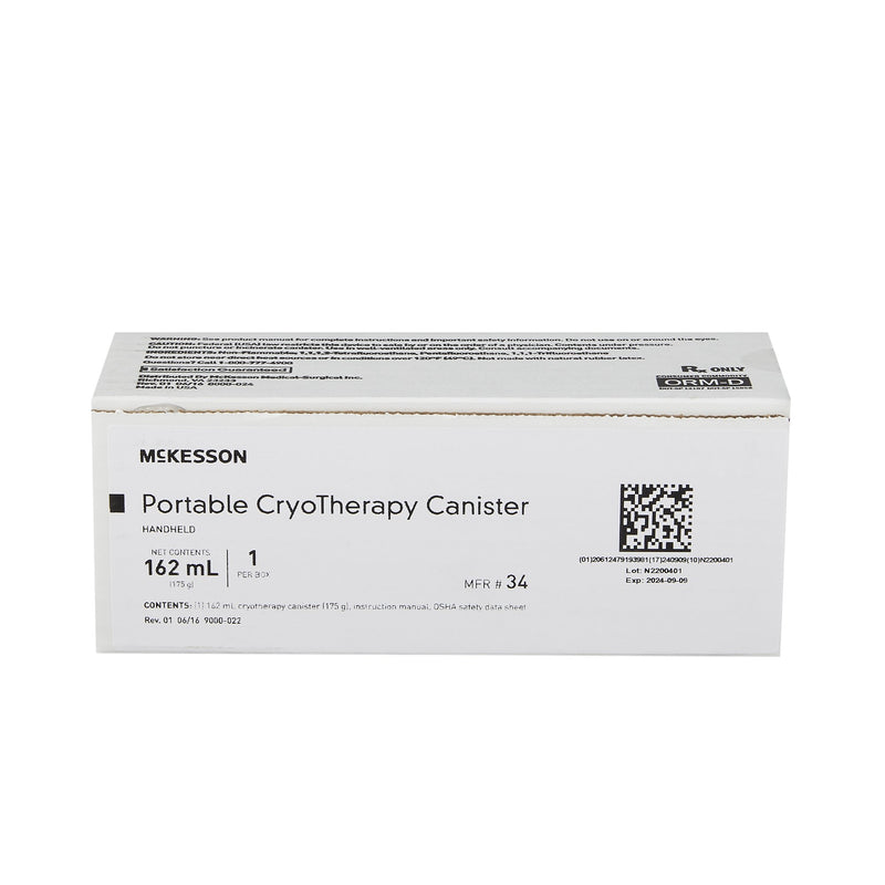 Cryosurgical Replacement Canister McKesson 162 mL