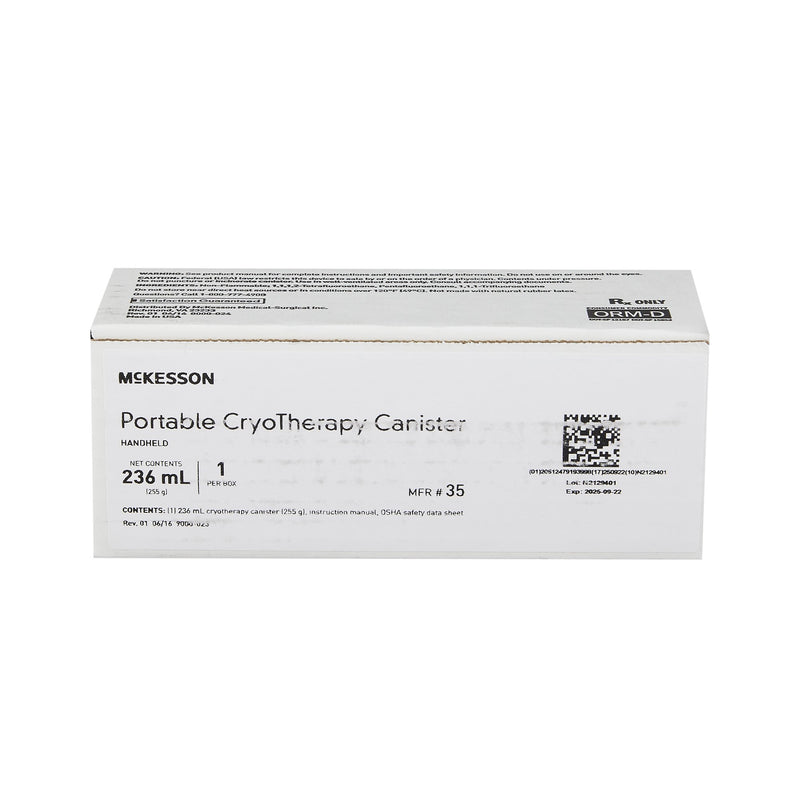 Cryosurgical Replacement Canister McKesson 236 mL