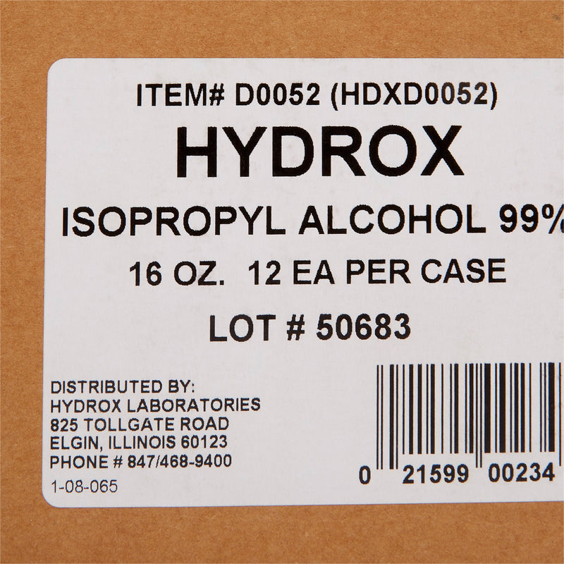 Antiseptic Isopropyl Alcohol McKesson Liquid 16 oz. Bottle