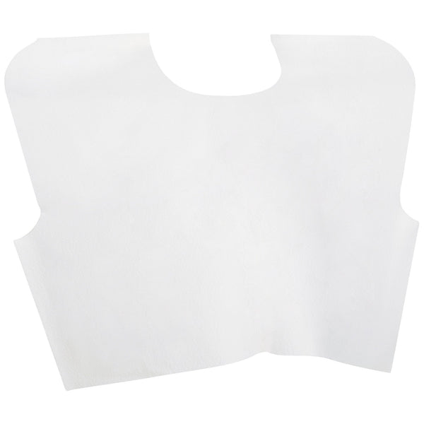 Exam Cape McKesson White Front / Back Opening Without Closure Unisex