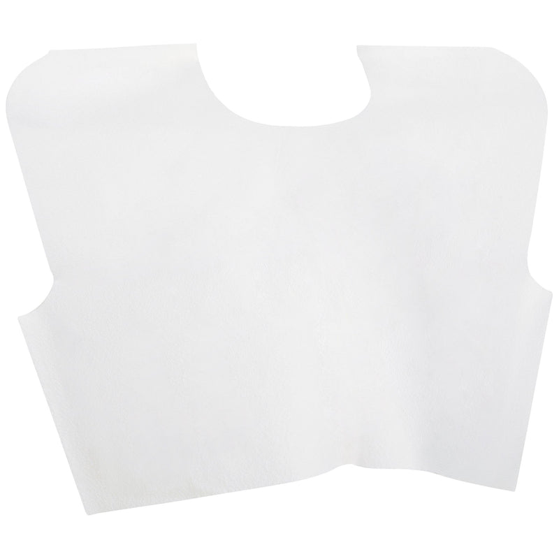 Exam Cape McKesson White Front / Back Opening Without Closure Unisex