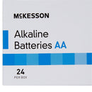 Alkaline Battery McKesson AA Cell 1.5V Disposable 24 Pack