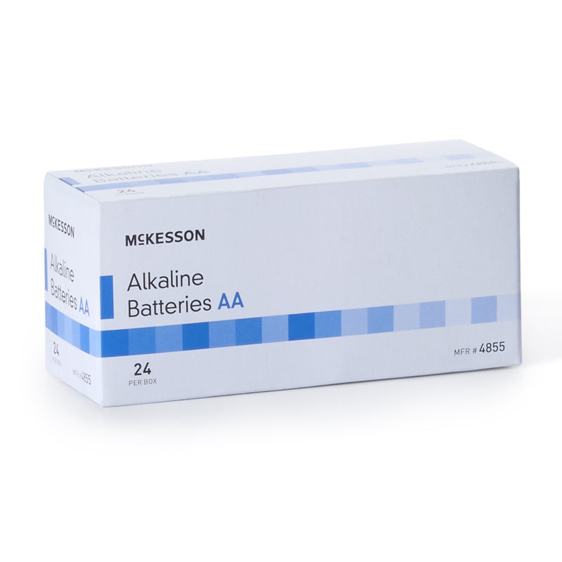 Alkaline Battery McKesson AA Cell 1.5V Disposable 24 Pack