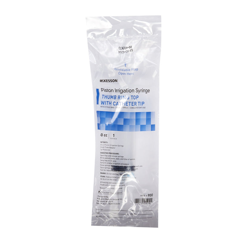 Irrigation Syringe McKesson 60 mL Catheter Tip Without Safety