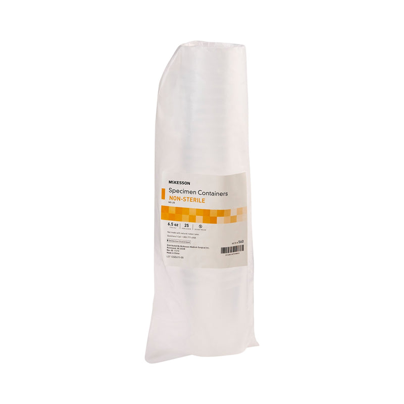 Specimen Container McKesson 192 mL (6.5 oz.) Without Closure NonSterile