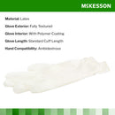 Exam Glove McKesson Confiderm® X-Small NonSterile Latex Standard Cuff Length Fully Textured Ivory Not Rated
