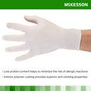 Exam Glove McKesson Confiderm® X-Small NonSterile Latex Standard Cuff Length Fully Textured Ivory Not Rated