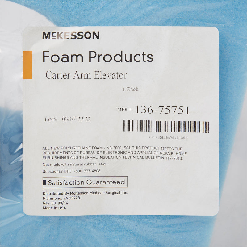 Arm Elevator McKesson 12 W X 9 L X 16 H Inch Foam Freestanding